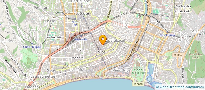 localisation de l'entreprise RIVIERA PROXI à NICE