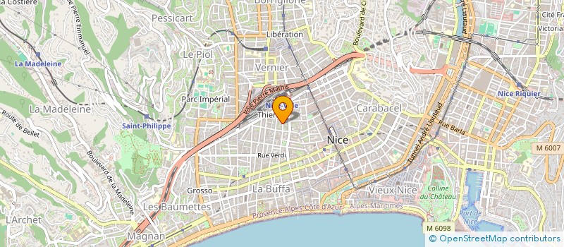localisation de l'entreprise RIVIERA RENT à NICE