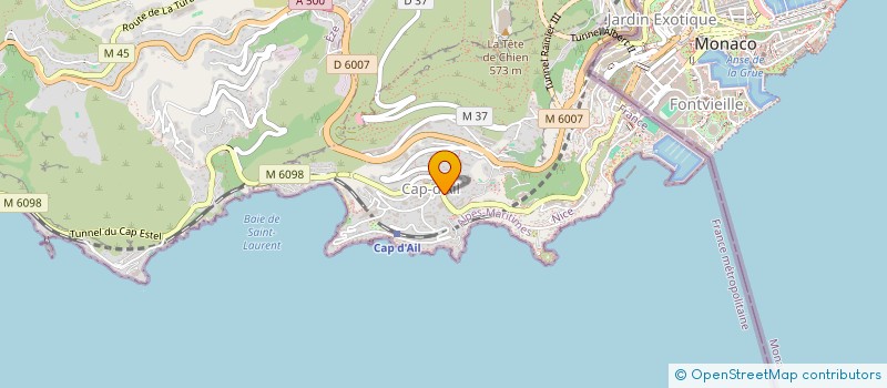 localisation de l'entreprise RIVIERA RENT à CAP-D'AIL