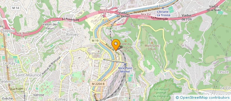 localisation de l'entreprise RIVIERA SERVICE  NICE