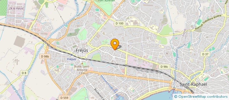 localisation de l'entreprise RIVIERA SERVICE à FREJUS