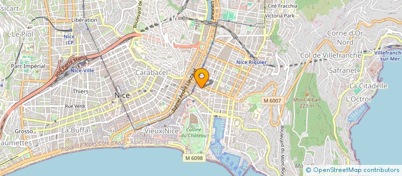 localisation de l'entreprise RIVIERA SERVICES AGENCY  NICE