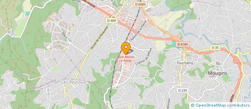 localisation de l'entreprise RIVIERA SERVICES PLAISANCE  MOUGINS