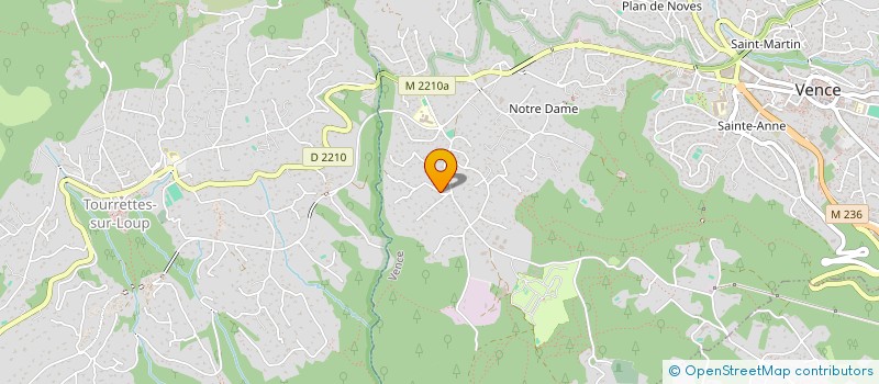 localisation de l'entreprise RIVIERA SPA à VENCE