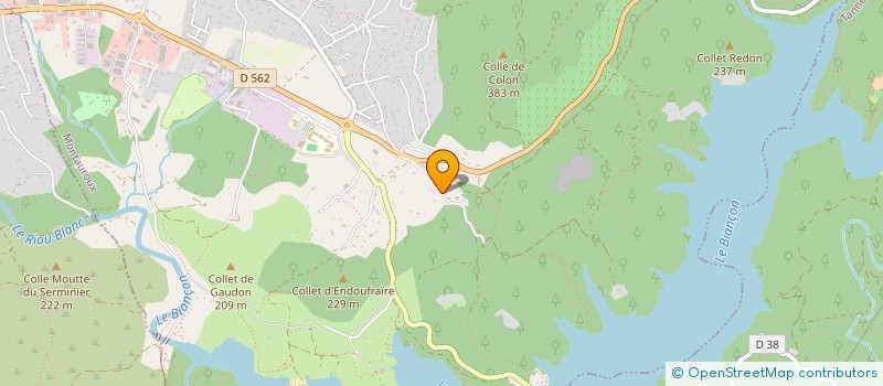 localisation de l'entreprise RIVIERA SUD BATIMENT  MONTAUROUX