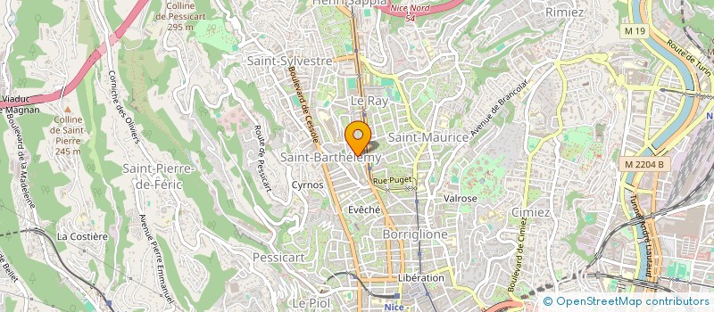 localisation de l'entreprise RIVIERA SUD DRIVER à NICE