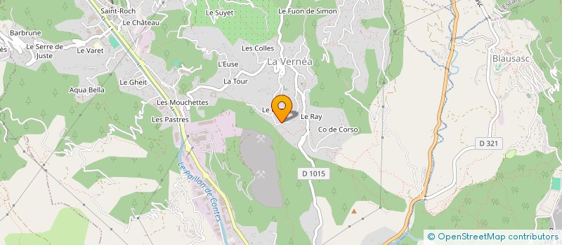 localisation de l'entreprise RIVIERA SUD INVESTISSEMENTS  CONTES