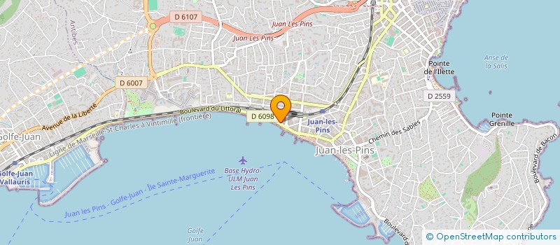 localisation de l'entreprise RIVIERA SURF à ANTIBES