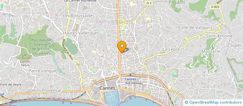 localisation de l'entreprise RIVIERA TRANSPORT  CANNES