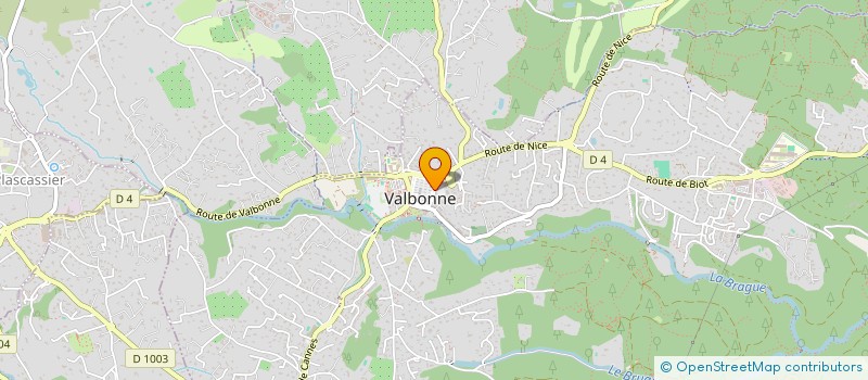 localisation de l'entreprise RIVIERA VTC & LOCATION SP à VALBONNE