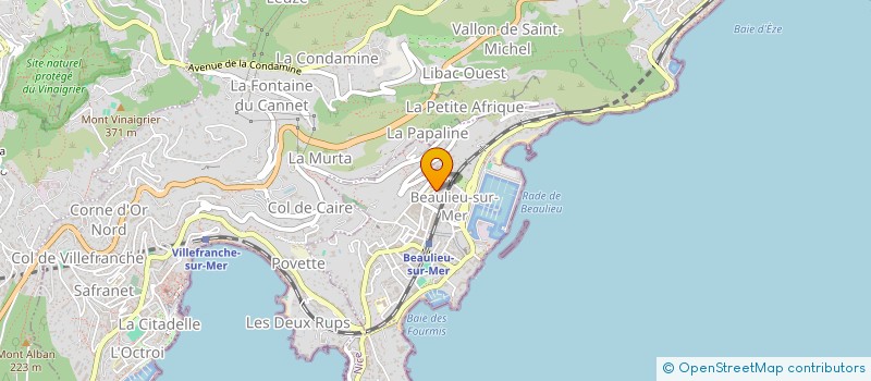 localisation de l'entreprise RIVIERA YACHT SERVICE à BEAULIEU-SUR-MER
