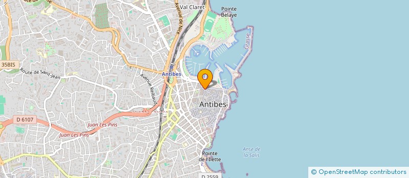 localisation de l'entreprise RIVIERA YACHT SUPPORT à ANTIBES