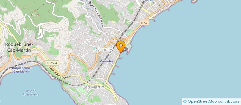 localisation de l'entreprise RIVIERAM à ROQUEBRUNE-CAP-MARTIN