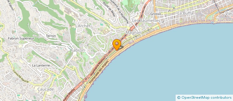 localisation de l'entreprise RIVIERAPATENTS à NICE