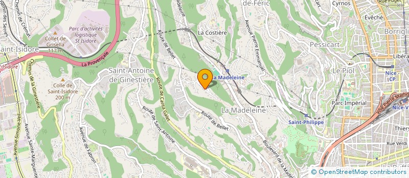 localisation de l'entreprise RIVIERART IMMO à NICE