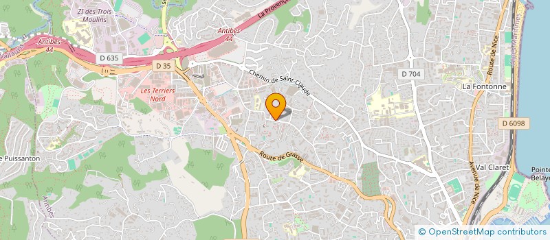 localisation de l'entreprise RIVIERAZUR LIMOUSINES  MOUGINS