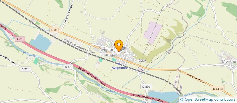 localisation de l'entreprise RIVIERE  BEAUTEVILLE