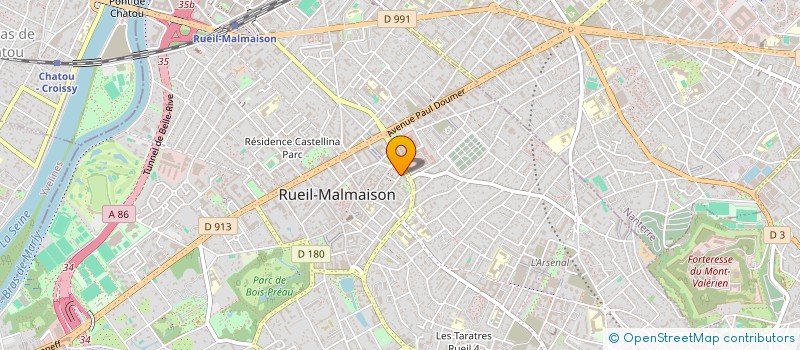 localisation de l'entreprise RIVIERE à RUEIL-MALMAISON