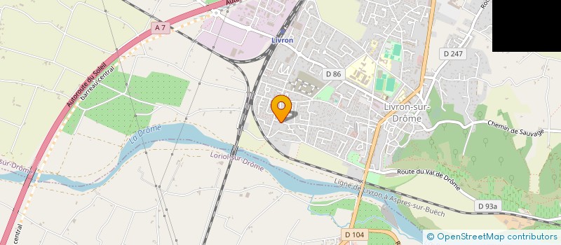 localisation de l'entreprise RIVIERE  LIVRON-SUR-DROME