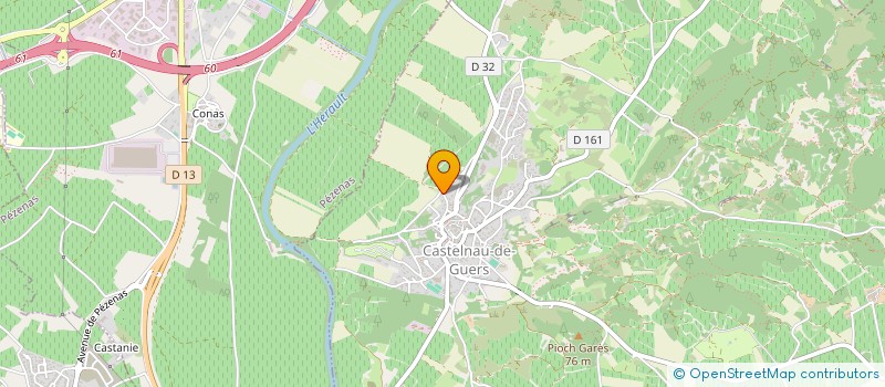 localisation de l'entreprise RIVIERE  CASTELNAU-DE-GUERS