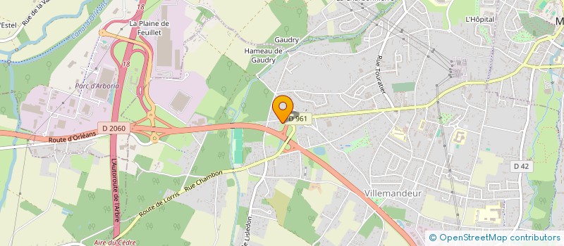 localisation de l'entreprise RIVIERE à VILLEMANDEUR