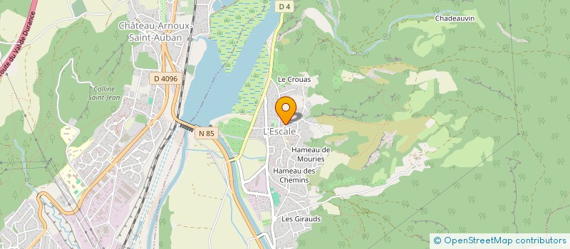 localisation de l'entreprise RIVIERE ALPES VRD  L'ESCALE