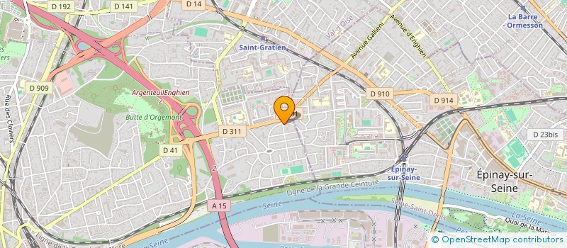 localisation de l'entreprise RIVIERE AMBULANCE à ARGENTEUIL