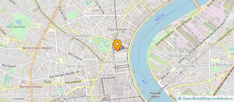 localisation de l'entreprise RIVIERE AVOCATS ASSOCIES  BORDEAUX