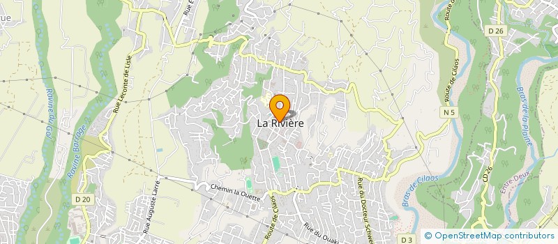 localisation de l'entreprise RIVIERE CENTRE EN ACTION à SAINT-LOUIS