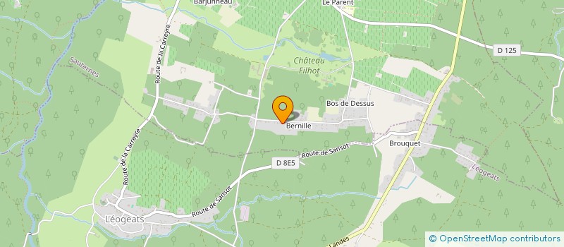 localisation de l'entreprise RIVIERE CLIM & FROID  SAUTERNES