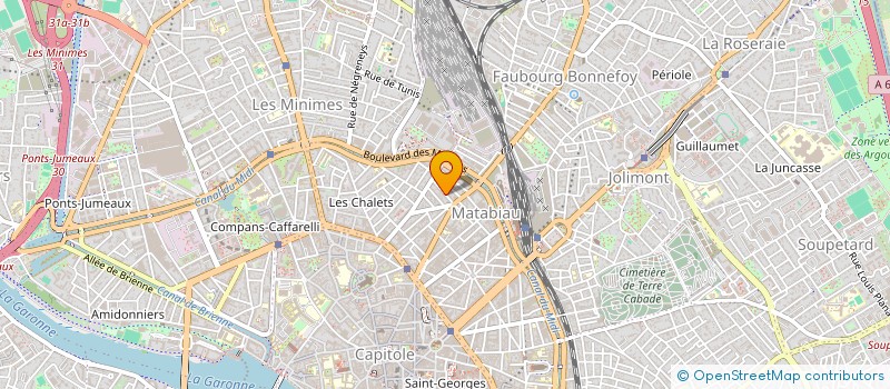 localisation de l'entreprise RIVIERE COMPANY  TOULOUSE