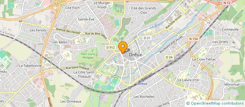 localisation de l'entreprise RIVIERE CONSULTING à DREUX