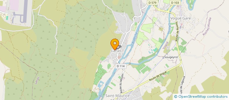 localisation de l'entreprise RIVIERE ET BEAUTE à LANAS