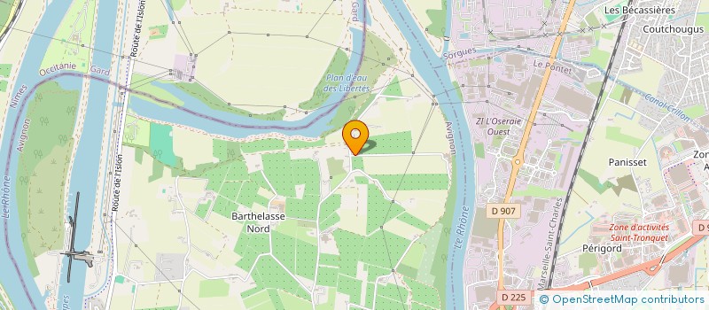 localisation de l'entreprise RIVIERE ET FILS  AVIGNON