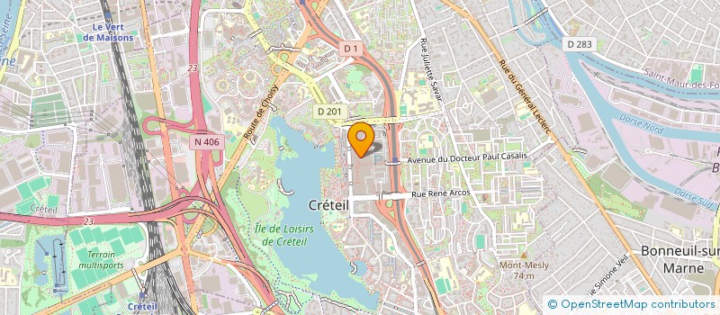 localisation de l'entreprise RIVIERE INDIVISION  CRETEIL