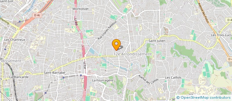 localisation de l'entreprise RIVIERE INVEST à MARSEILLE
