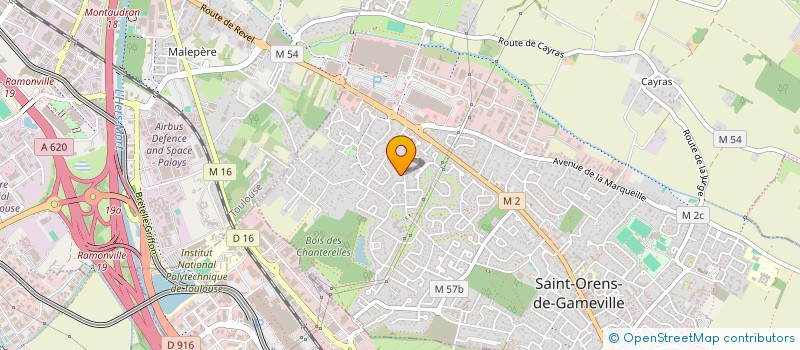 localisation de l'entreprise RIVIERE RENOVATION  SAINT-ORENS-DE-GAMEVILLE