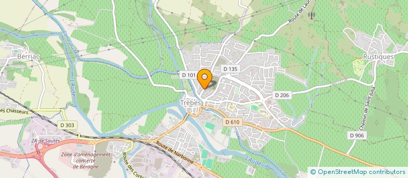 localisation de l'entreprise RIVIERE SAS à BERRIAC