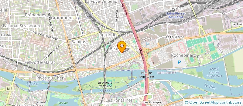 localisation de l'entreprise RIVIERRE  TOURS