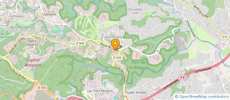 localisation de l'entreprise RIVIERX INTELLIGENCE  BIOT