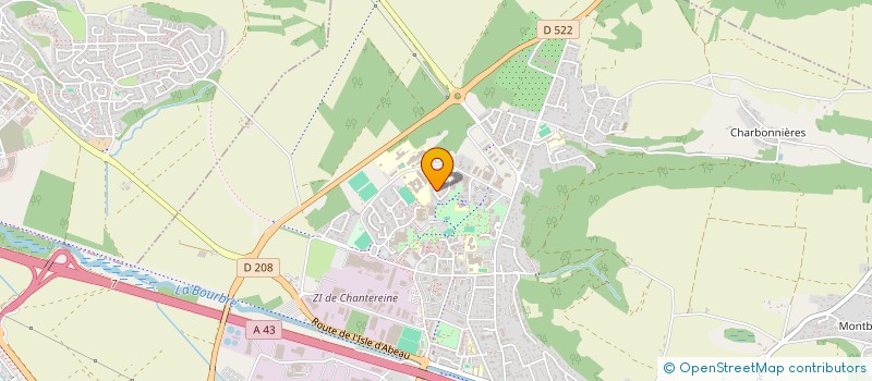 localisation de l'entreprise RIVIFFIZ  BOURGOIN-JALLIEU