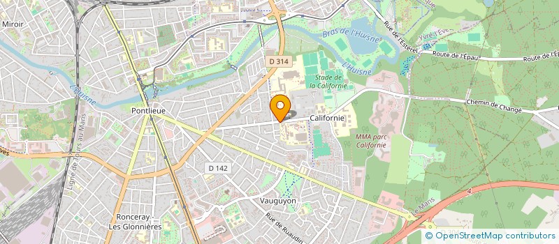 localisation de l'entreprise RIVINVEST  LE MANS