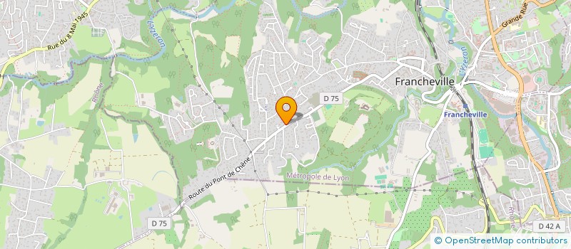 localisation de l'entreprise RIVINVEST  FRANCHEVILLE