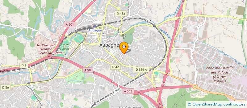 localisation de l'entreprise RIVIZAK  AUBAGNE