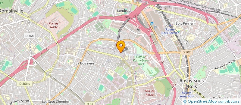 localisation de l'entreprise RIVKA ORGANISATION à MONTREUIL