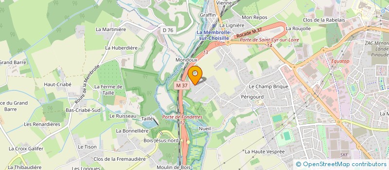 localisation de l'entreprise RIVOAL-AUCHER  SAINT-CYR-SUR-LOIRE