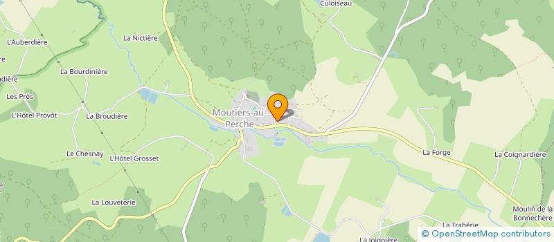 localisation de l'entreprise RIVOAL BOIS à MOUTIERS-AU-PERCHE