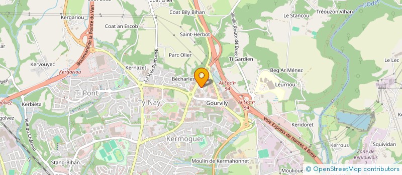 localisation de l'entreprise RIVOAL SERVICES à QUIMPER