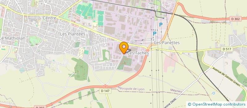 localisation de l'entreprise RIVOIRE  MEYZIEU