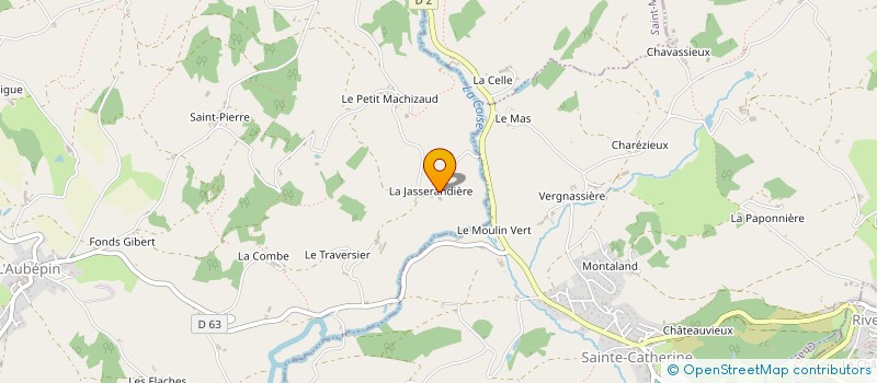 localisation de l'entreprise RIVOIRE BETAIL à LARAJASSE